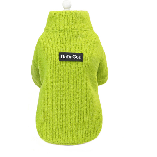 Puppy Dog Winter Warm Sweater With Zipper Dog Clothes Pet Puppy Cat Dog Warm Jumper Sweater Knitwear Coat-xxl
