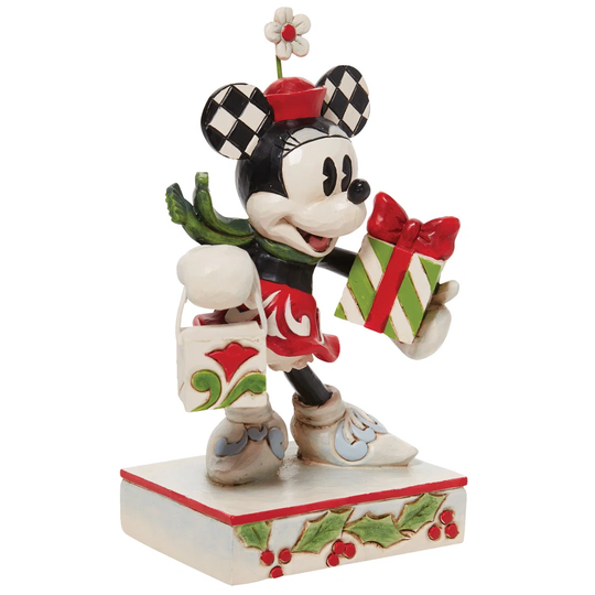 Disney Traditions Minnie Mouse with Presents Figurine