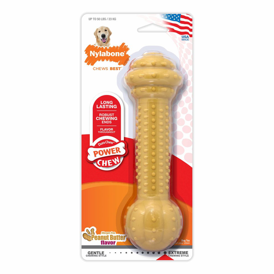 Nylabone Dura Chew Barbell, Large