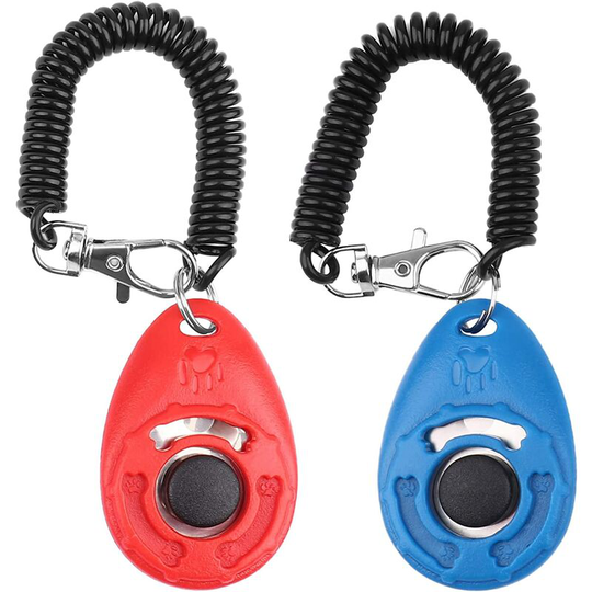 Dog Training Clicker with Wrist Strap Durable Lightweight Easy to Use, Pet Training Clicker for Cats Puppy Birds Horses. Perfect for Behavioral