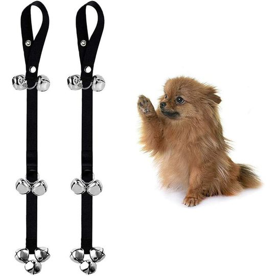 Adjustable Nylon and Steel Dog Training Bell for Small and Large Dogs . - Litzee