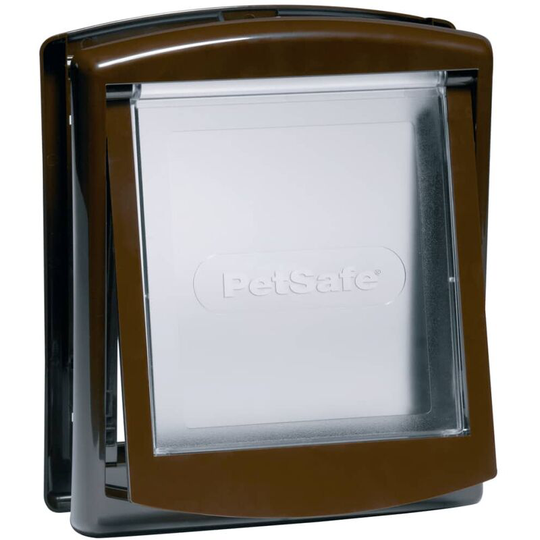 2-Way Pet Door 730 Small 17.8x15.2 cm Brown 5018 Petsafe Brown