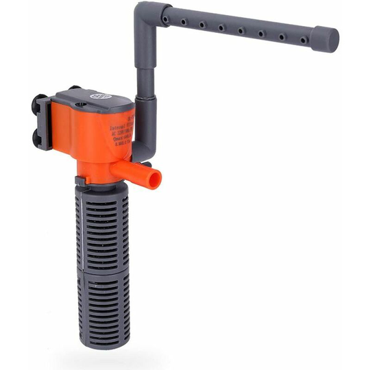 Morejieka - Inside aquarium filter, nano corner filter, fish tank 3-in-1 submersible pump, 10L-60L, 5W adjustable internal filter pump, suitable for