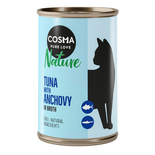 Cosma Nature 6 x 140g - Tuna & Anchovy