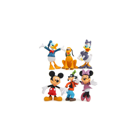 6pcs Disney Mickey Mouse Figure Set Toy Kid Gift