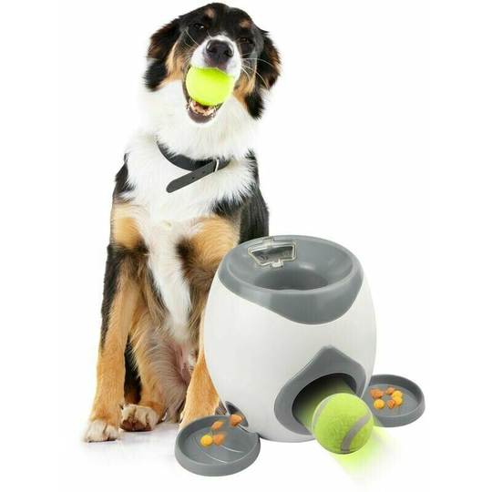 Deckon - Dog Treat Dispenser Interactive Dog Toys Automatic Dog Treat Reward Machine for Dog Training, Model: Multicolor