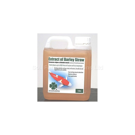 Extract of Barley Straw, removes algae & blanket weed, 1L treats up to 36,000Lts