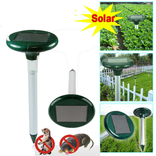Multi Pulse Plus Ultrasonic Solar SNAKE REPELLER & Pest Rodent Repellent