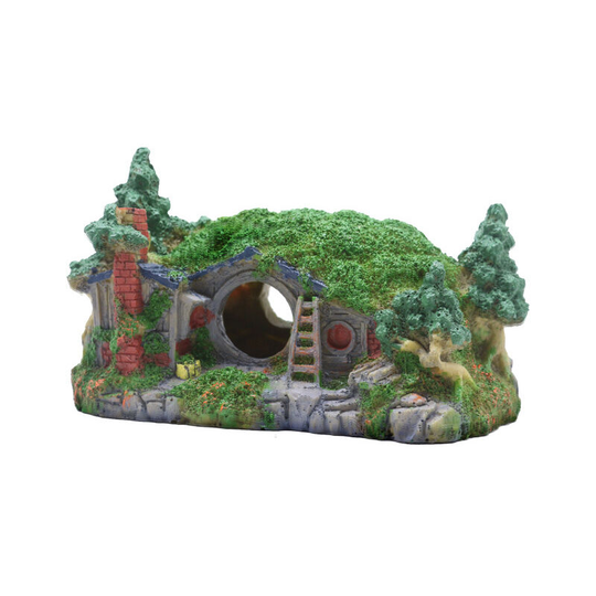 Echoo - Hobbit Castle Aquarium Decoration - Aquarium Decoration