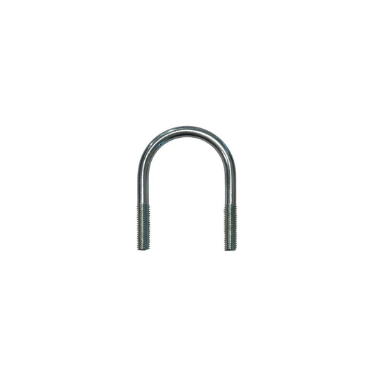U-Bolt M8 x24 mm Thread, 32 mm Inside Diam, 56 mm Inside Height BZP