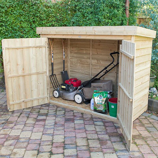 Wooden Pent Pressure Treated Large Outdoor Garden Bike Store Shed