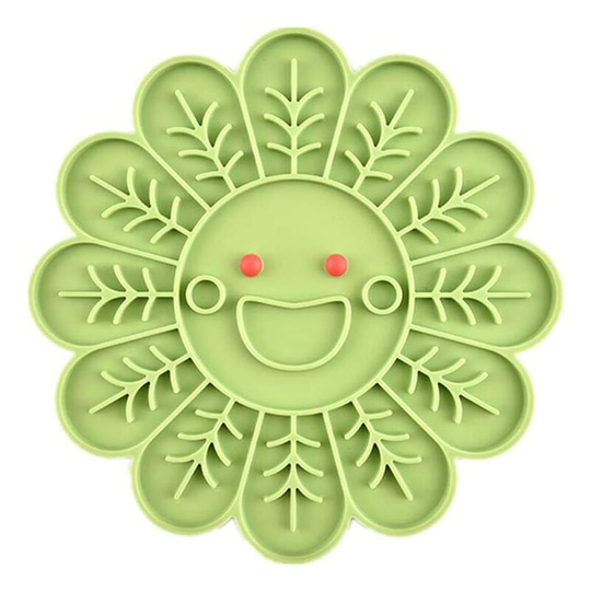 Anti Glutton Dog Bowl Cat Bowl Interactive Dog Feeders Puzzle Dog Bowls Slow Feeder Pet Bowl ,Green