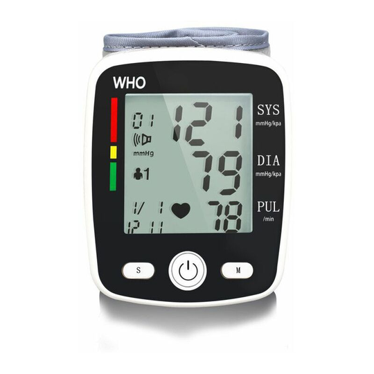 Wrist Blood Pressure Monitor Smart Home Electronic Blood Pressure Monitor Heart Rate Automatic Wrist Blood Pressure Monitor