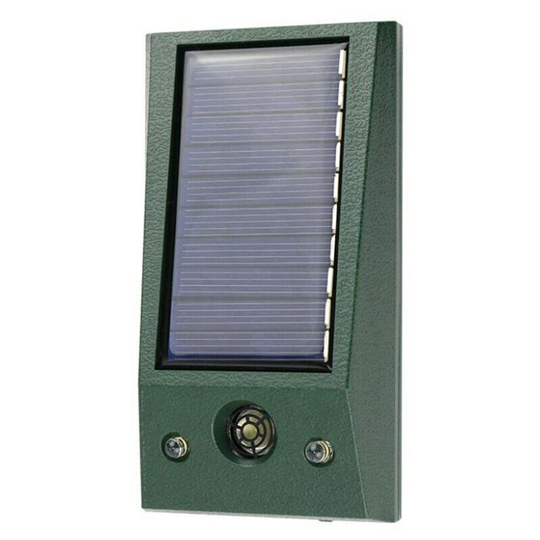 Bearsu - Outdoor Ultrasonic Animal Pest Dog Mouse Bird Cat Cockroach Solar Insect Repeller Flashing Red Light For Hunting Wolf