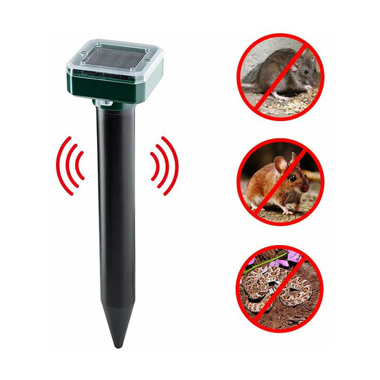 Cat deterrent for the garden, ultrasonic solar animal repellent marten deterrent usb charging waterproof marten repellent for the garden / yard,
