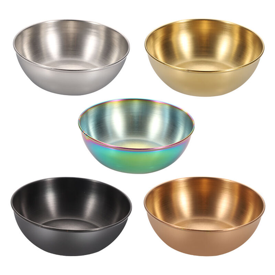 Pcs Stainless Steel Sauce Bowls Small Golden Bowl Tapas Bowl Set Dessert Bowl Dishwasher Safe Round Bowl for Tapas Sushi Fruit Sauce Appetizer Nut
