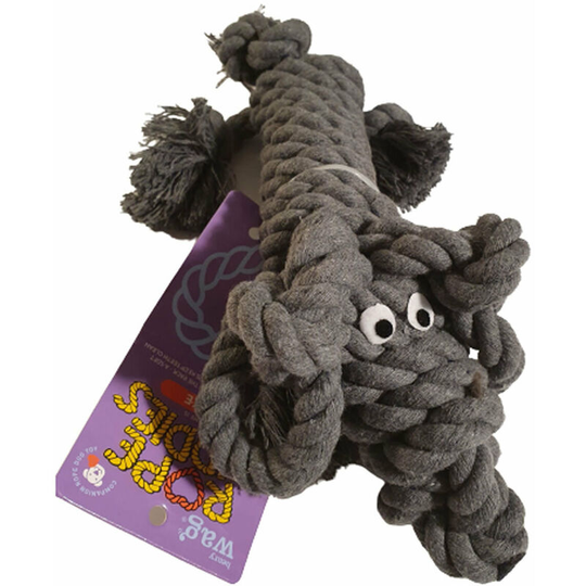 Buddy Pablo Rope Dog Toy (l) (Strict Grey) - Strict Grey - Henry Wag