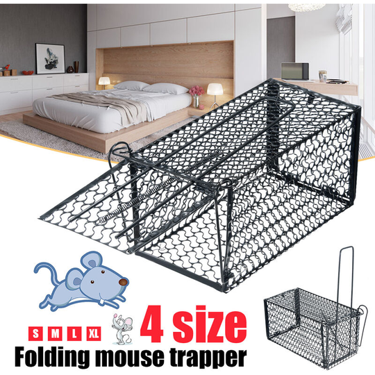 Mouse Live Cage Trap Pest Animal Rodent Hamster Mouse Rat Control Catch Bait (large)