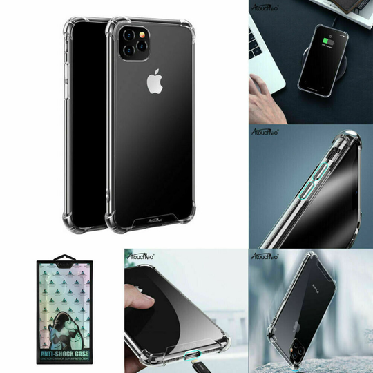 Case For Apple iPhone 13 Mini Clear Silicone Gel Shockproof By Atouchbo