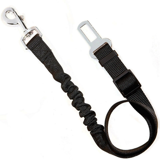 Premium Car Seat Belt for Dogs Cats Pets, Adjustable Safety Heavy Duty Elastic Buffer