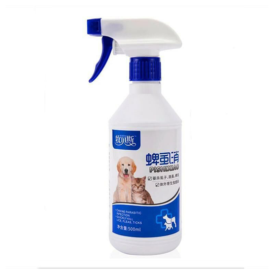 Flea Medication for Cat and Dog, In Vitro Repellent, Pet Insect Repellent, Hedgehog Rabbit Tick Lice (500ml)