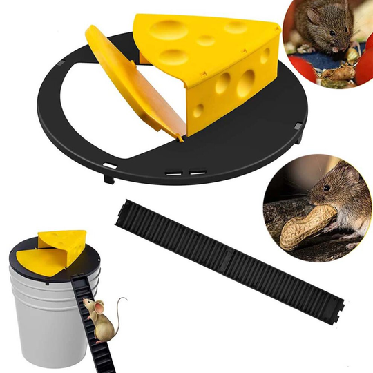 Mouse Trap N Flip Slide Bucket Lid Mouse Rat Trap Traps With Ladder Catcher