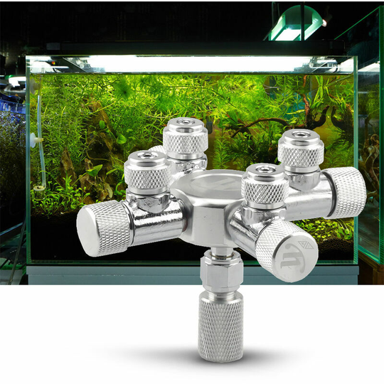 Thsinde - Aquarium Co2 Dispenser Regulator, With 4 Outputs