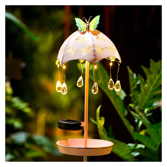Solar Bird Feeder, Bird Feeders with Solar Light for Cardinals, Wild Bird Feeder for Outside Garden Yard Decoration, Gift for Bird Lovers(pink)
