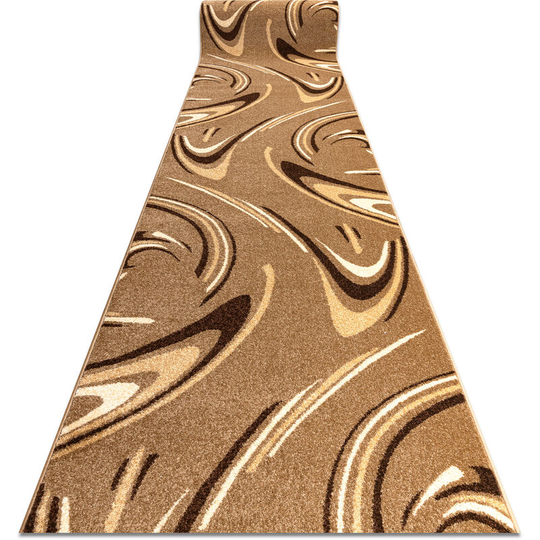 Rugsx - Runner heat-set fryz coffee nut 80 cm brown 80x170 cm