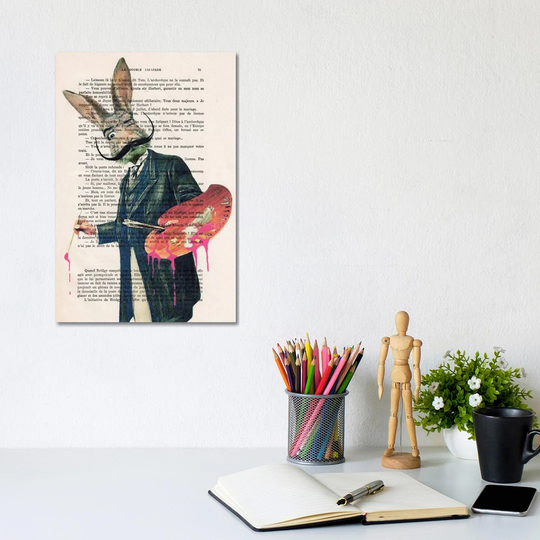 Dali Rabbit Painter - Print