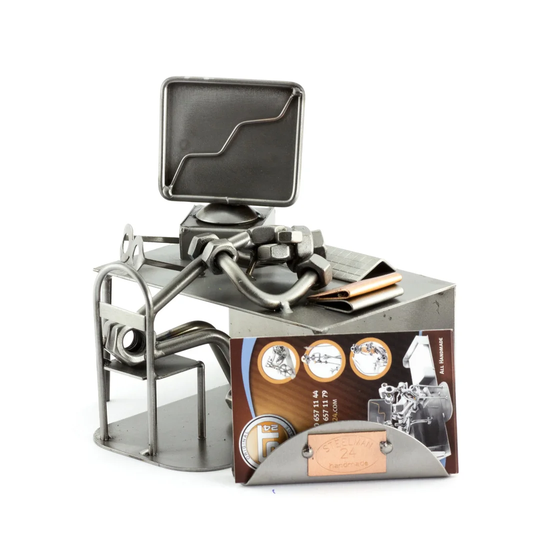 PC Sleeping Screw Man Place Card Holder