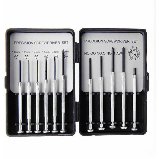 Precision screwdriver kit for electronic repair for laptop, computer, tablet, glasses, watch and other devices