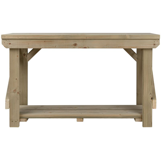 Wooden Pressure Treated Indoor / Outdoor Workbench, 3ft (90cm)