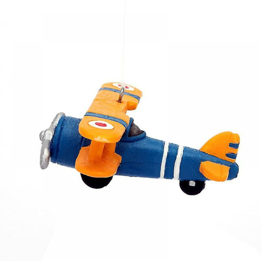 Small Fish Tank Interior Landscaping Fish Tank Plant Decorations Small Diver Fish Tank Ornaments (floating Small Plane With Ball)