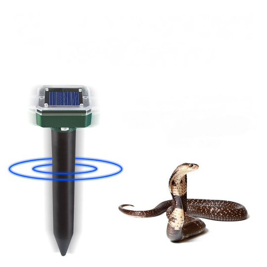 Thsinde - 6 Pieces Solar Ultrasonic Mole Dispenser, Ultrasonic Anti Moles with IP65 Waterproof, Ultrasonic Mole Deterrent, Gopher