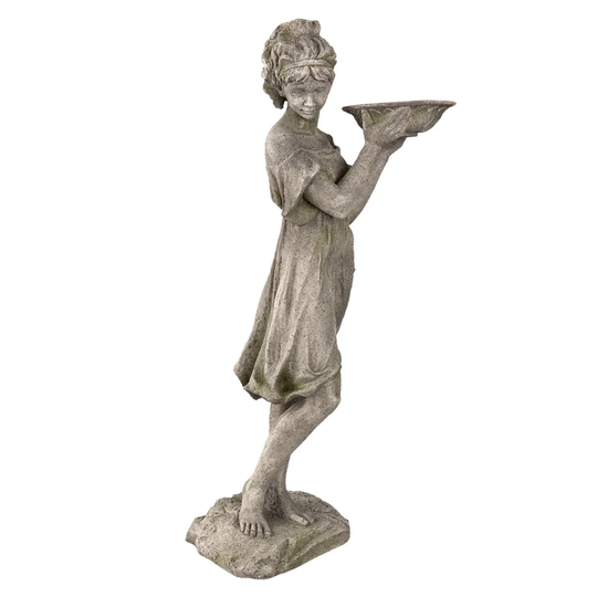 Pierpont Statue Female Bird Bath