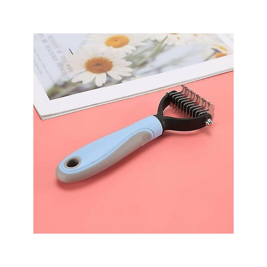 Pet Fur Knot Cutter Dog Cat Hair Removal Comb Brush Grooming Shedding Tool