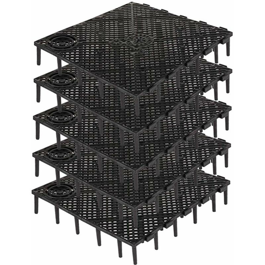 Aquarium Bottom Mesh 10pcs Fish Tank Insulation Panel Divider Divider Fish Tank Bottom Filter (Black)