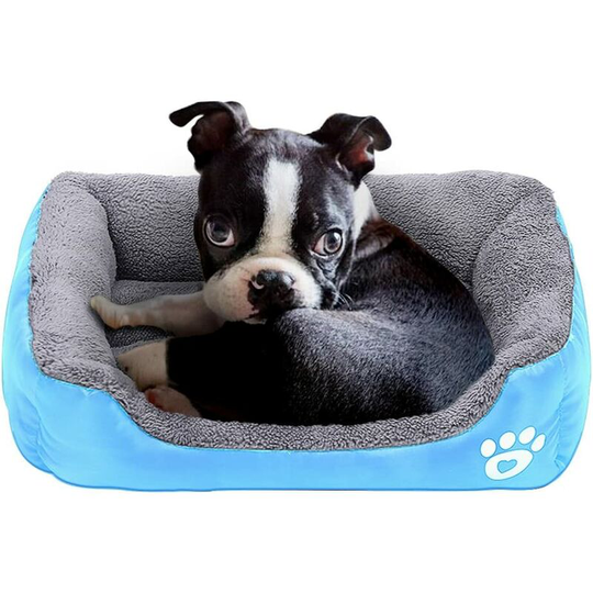 Dog Bed, Waterproof Pet Mat Cushion and Sleeping Pad for Kitty Cat and Small Puppy Dog, Soft and Washable(Blue)