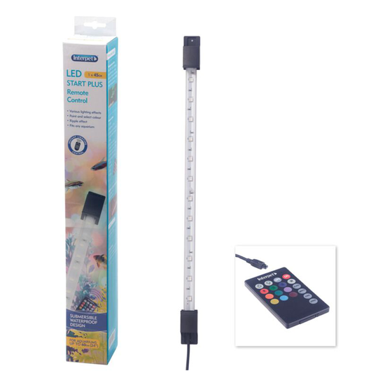 Interpet - led Start Plus Remote Control 45cm Aquarium Light