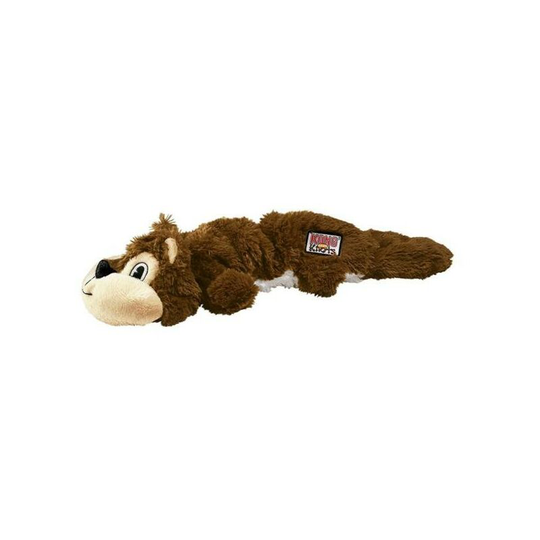 Scrunch Knots Squirrel Dog Toy (One Size) (Brown) - Brown - Kong