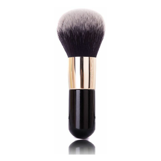 Make-up brush, round head soft makeup brush cosmetic brush foundation blush brush with density synthetic premium brush hair for creamy powdery liquid