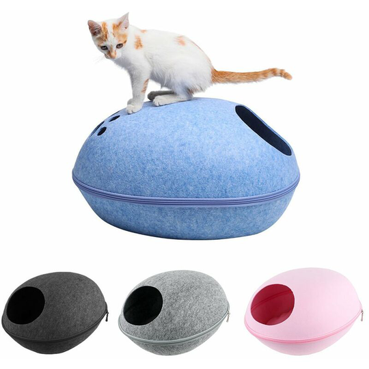Lifcausal - Cat Pet Cave Cat Cave Bed Cat Bed for Cats Kittens Pets