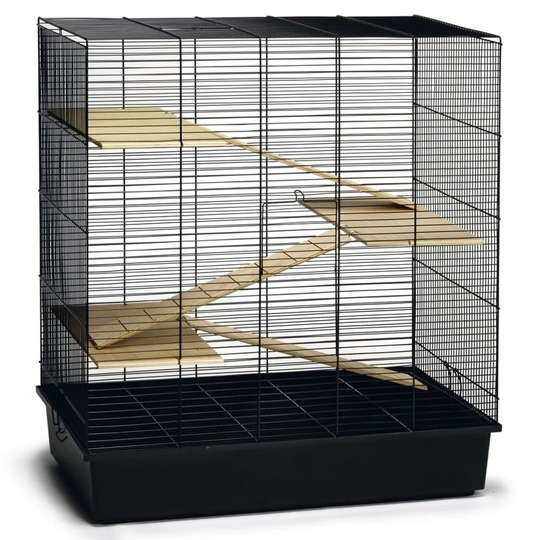 Beeztees Rodent Cage Scooby Black 70 x 40 x 78cm Metal