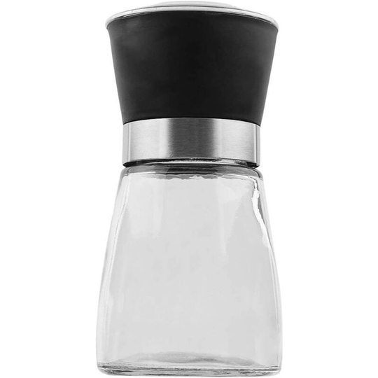 Creative Home Kitchen Accessories Stainless Steel Glass Manual Pepper Salt Spice Grinder Grinder Spice Container