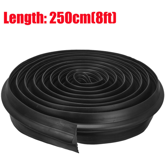 Garage Door Floor Mounted Threshold Weather Seal Rubber 85x18mm 250cm(8ft)