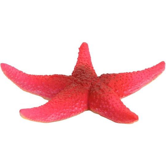 Glowing Starfish in Red Night Two Sizes for Aquarium Decorations l