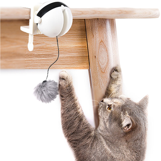 Interactive Cat Toy Electric Ball for Cats Interactive Kitten Swing Toys for Cat Tree Chair Desk