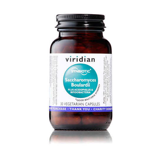 Viridian Synbiotic Saccharomyces Boulardii 30 Veg Caps