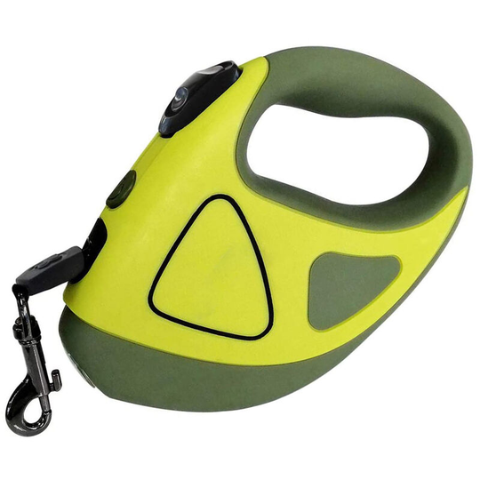 Lifcausal - Retractable Dog Leash with led Flashlight, Dog Safety Walking Leashes for Small Medium Large Dogs Dog Traction Leash with Anti-Slip Grip